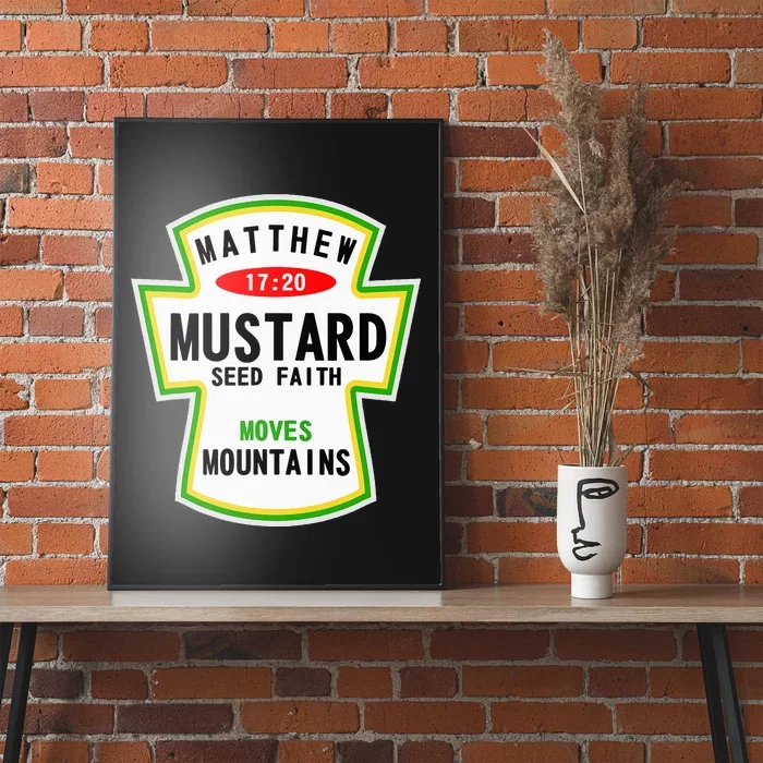 Mustard Christian Faith Verse For Wo Man Costume Poster