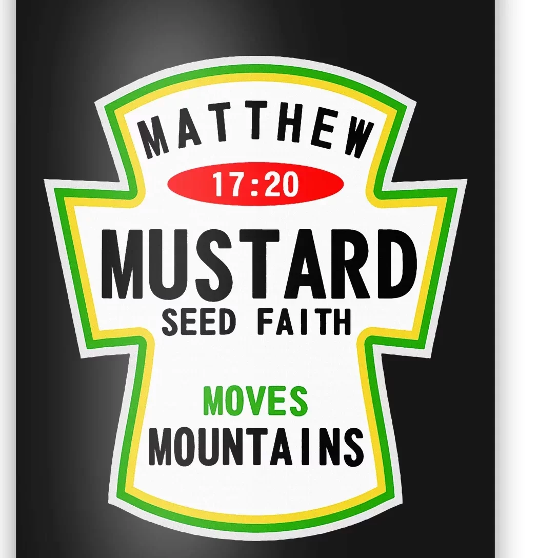 Mustard Christian Faith Verse For Wo Man Costume Poster