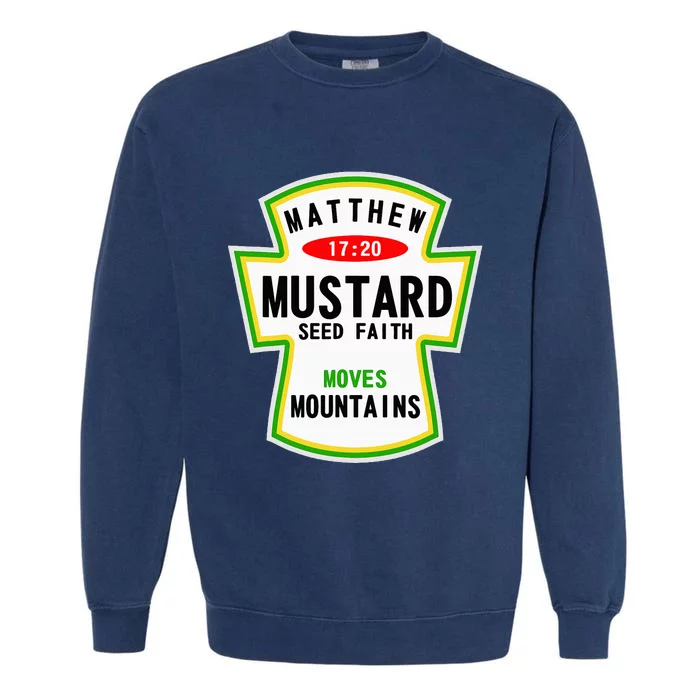 Mustard Christian Faith Verse For Wo Man Costume Garment-Dyed Sweatshirt