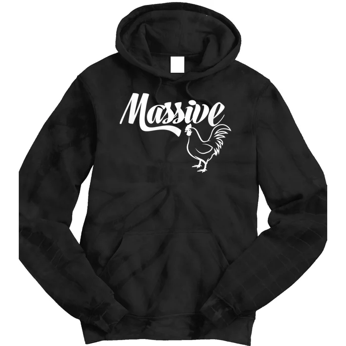 Massive Cock Funny Rooster And Cockerel Chicken Tie Dye Hoodie