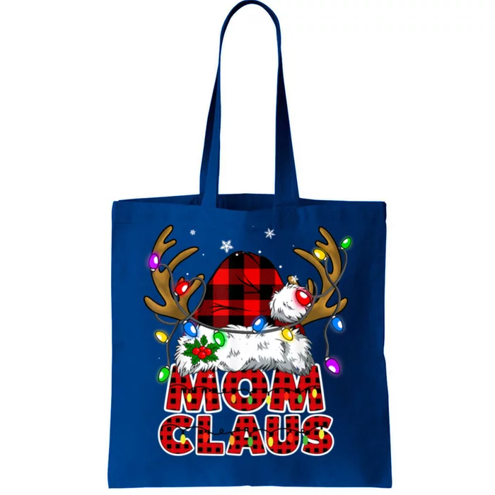 Mom Claus Family Matching Christmas Santa Costume Mom Gift Tote Bag