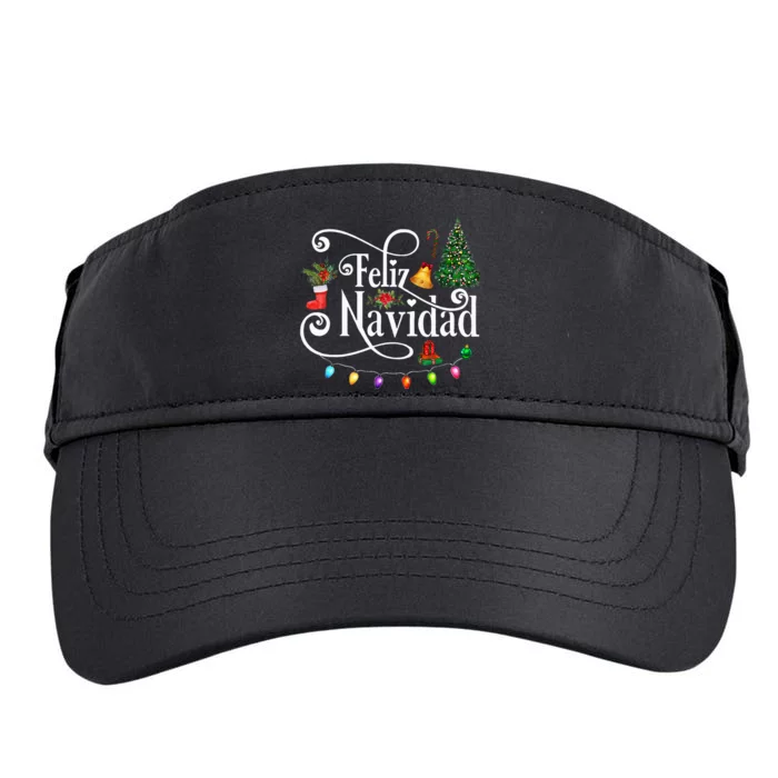 Mexican Christmas Feliz Navidad Spanish Christmas Adult Drive Performance Visor