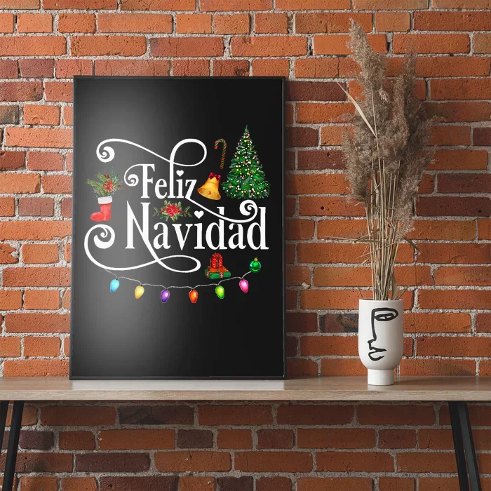 Mexican Christmas Feliz Navidad Spanish Christmas Poster