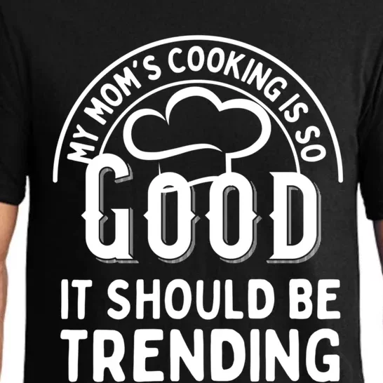 Mom's Cooking Funny Chef Moms Gift Pajama Set