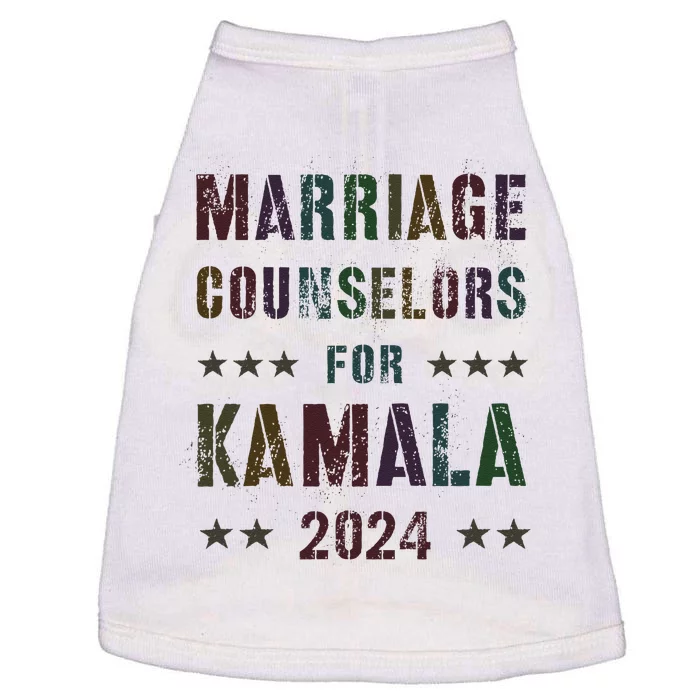 Marriage Counselors For Kamala Harris 2024 47th IM Speaking Doggie Tank