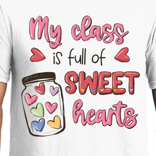 My Class Full Of Sweet Hearts Valentines Day Teacher Pajama Set