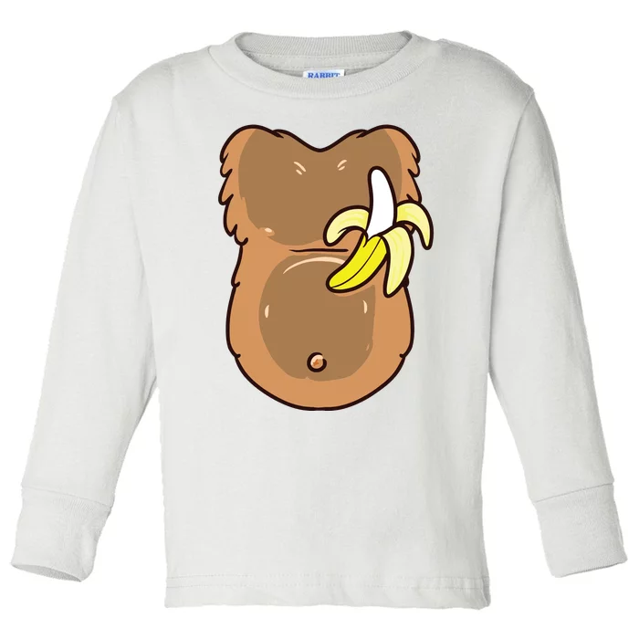 Monkey Costume For Monkey Halloween Costume Toddler Long Sleeve Shirt