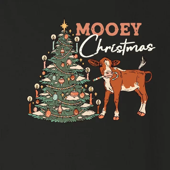 Mooey Christmas Farmer Western Toddler Long Sleeve Shirt