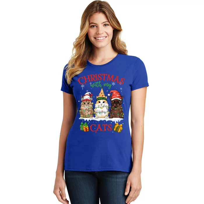 Merry Catmas Funny Christmas Cagift For Cat Lovers Gift Women's T-Shirt