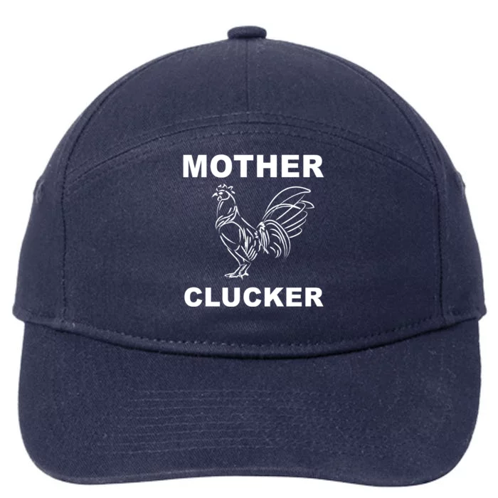 Mother Clucker Funny Chicken 7-Panel Snapback Hat