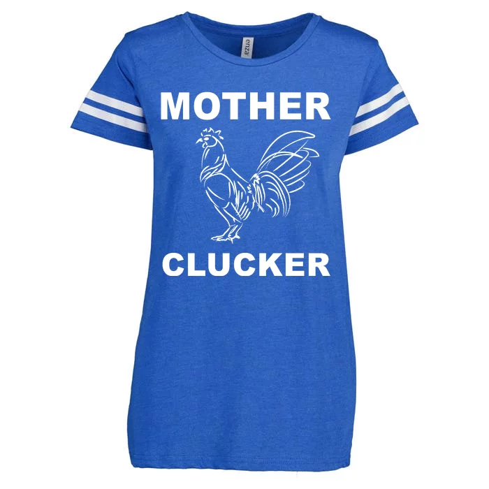 Mother Clucker Funny Chicken Enza Ladies Jersey Football T-Shirt