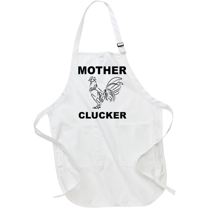 Mother Clucker Funny Chicken Full-Length Apron With Pocket