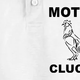 Mother Clucker Funny Chicken Dry Zone Grid Performance Polo