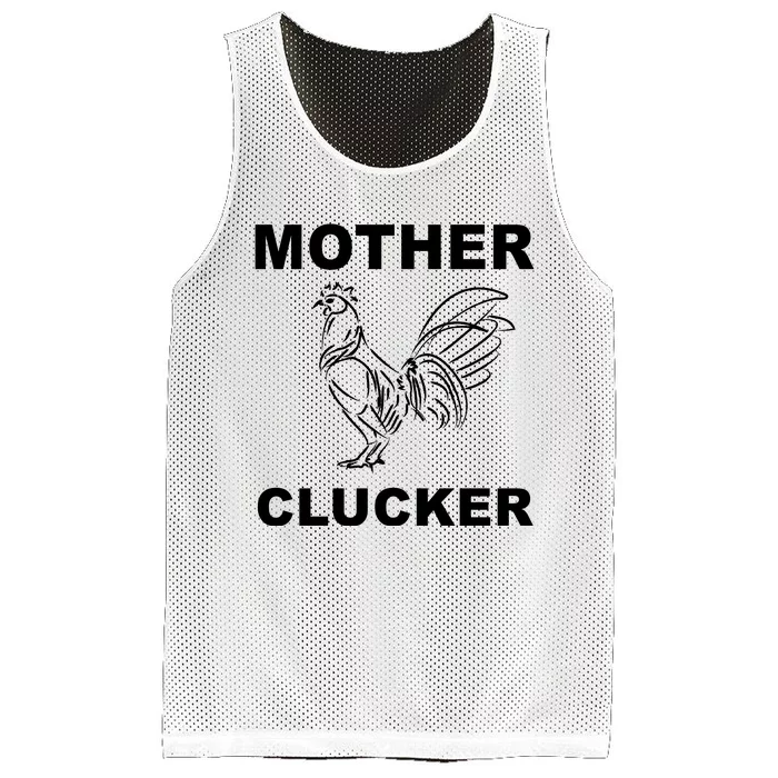 Mother Clucker Funny Chicken Mesh Reversible Basketball Jersey Tank