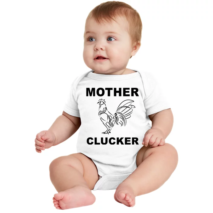 Mother Clucker Funny Chicken Baby Bodysuit