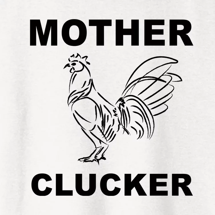 Mother Clucker Funny Chicken Women's Crop Top Tee