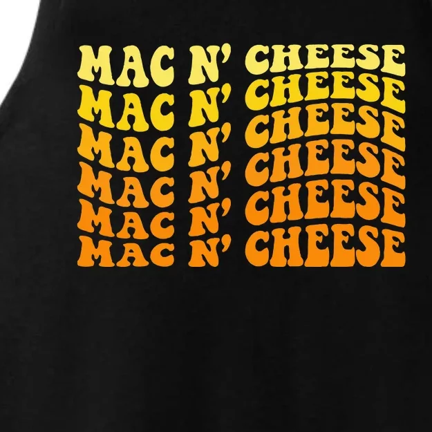 Mac & Cheese Funny Mac NCheese Mac NCheese Ladies Tri-Blend Wicking Tank