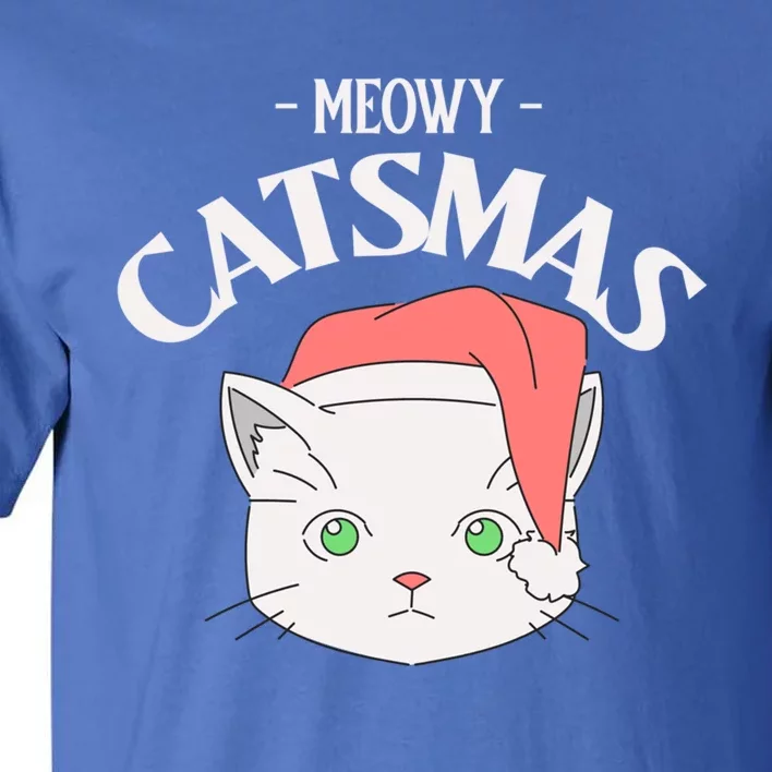 Meowy Catsmas Funny Gift Tall T-Shirt