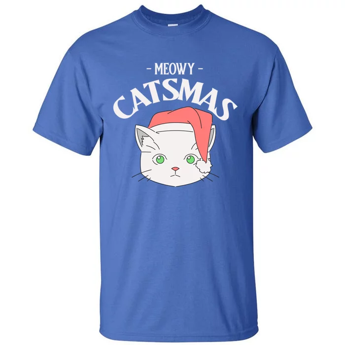 Meowy Catsmas Funny Gift Tall T-Shirt