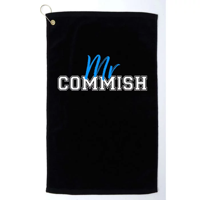 Mr Commish Fantasy Football Commissioner Platinum Collection Golf Towel