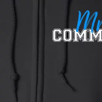 Mr Commish Fantasy Football Commissioner Full Zip Hoodie