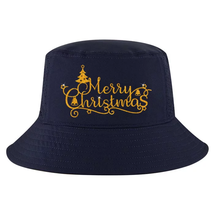 Merry Christmas Festive Holiday Cool Comfort Performance Bucket Hat