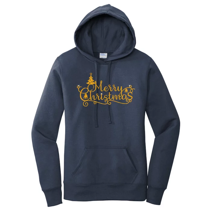 Merry Christmas Festive Holiday Women's Pullover Hoodie