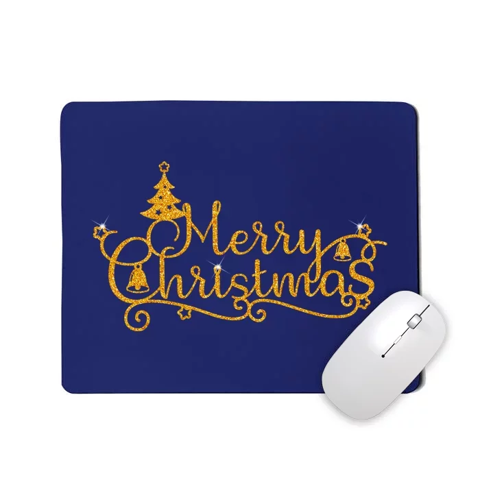 Merry Christmas Festive Holiday Mousepad