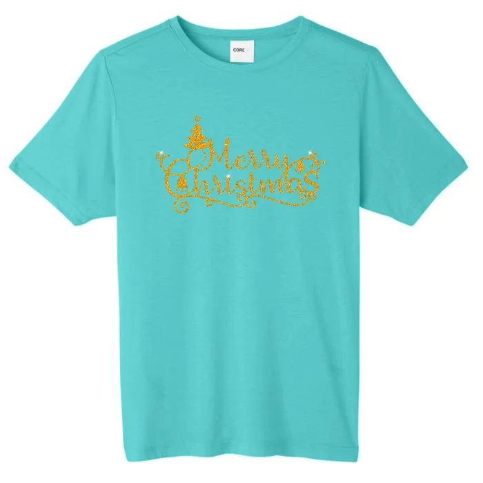 Merry Christmas Festive Holiday ChromaSoft Performance T-Shirt