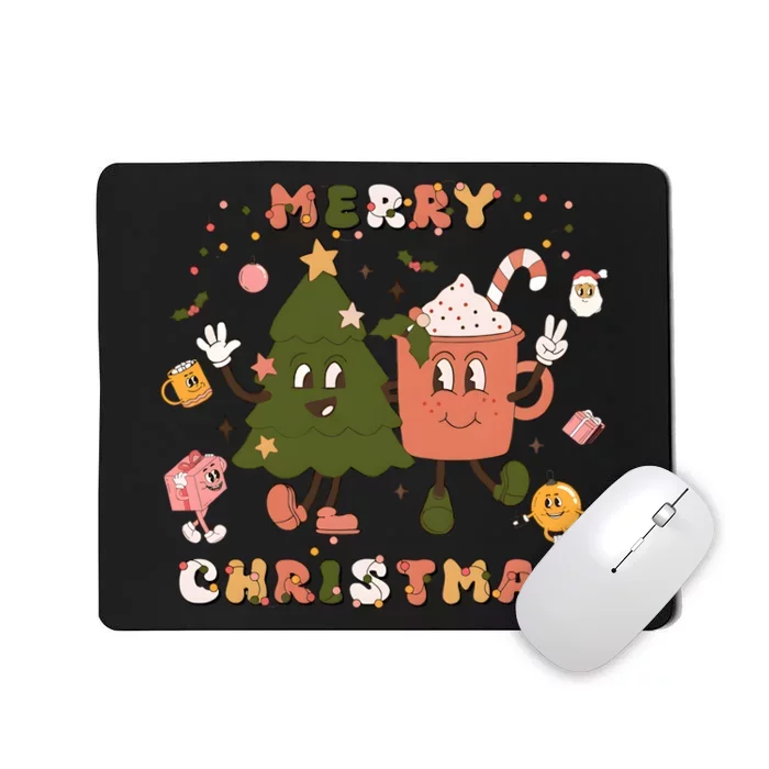 Merrry Christmas Funny Family Matching Holiday Season Mousepad