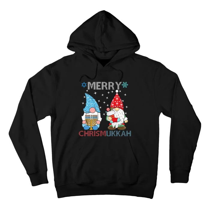 Merry Chrismukkah Funny Gnomes Hoodie