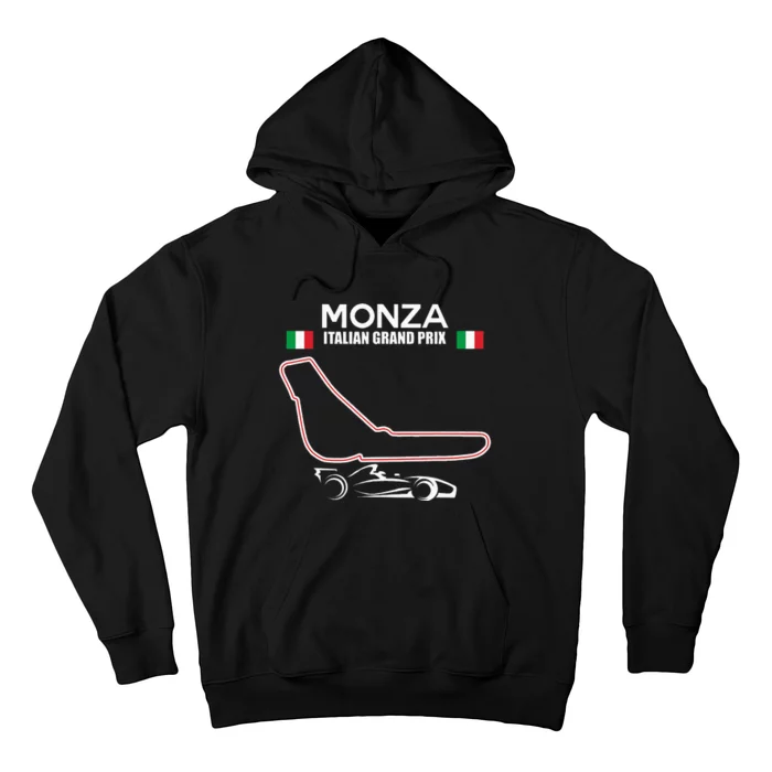 Monza Circuit Formula Racing Car Italian Grand Prix Hoodie