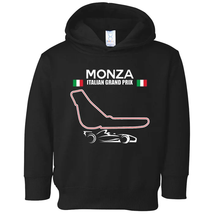 Monza Circuit Formula Racing Car Italian Grand Prix Toddler Hoodie