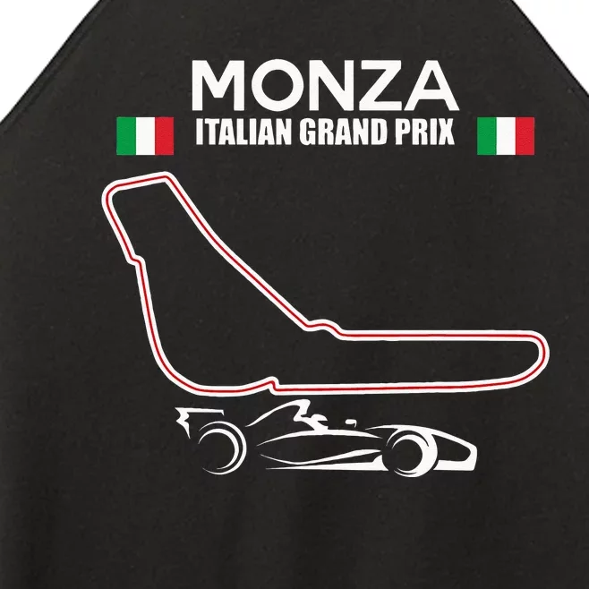 Monza Circuit Formula Racing Car Italian Grand Prix Women’s Perfect Tri Rocker Tank