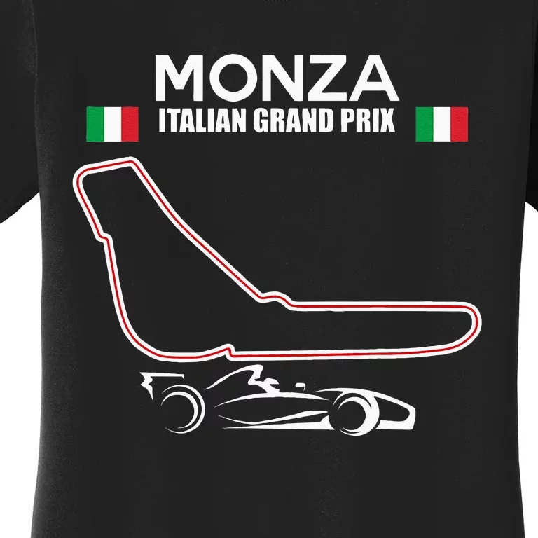 Monza Circuit Formula Racing Car Italian Grand Prix Women's T-Shirt