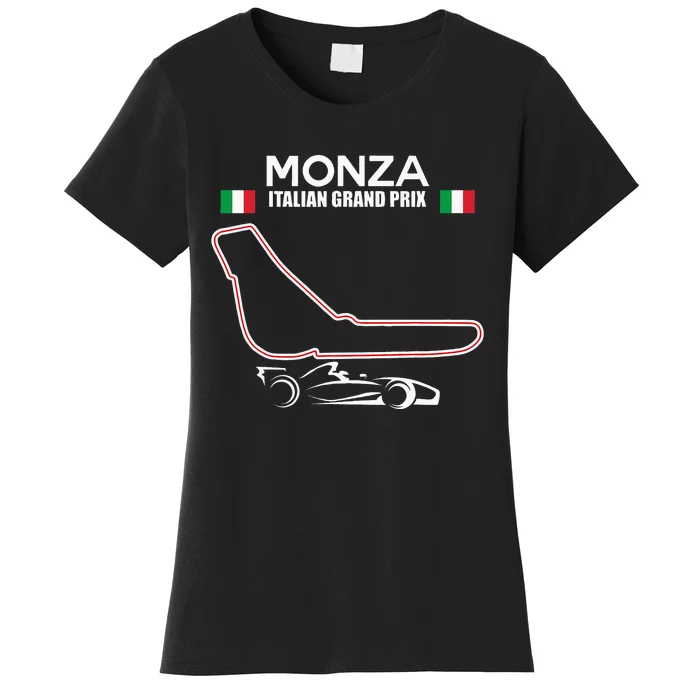 Monza Circuit Formula Racing Car Italian Grand Prix Women's T-Shirt