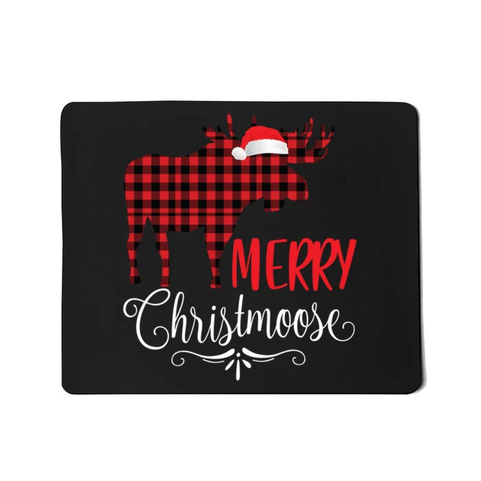 Merry Christmoose Family Christmas Pajamas Moose Long Sleeve TShirt Mousepad