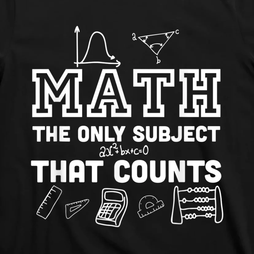 Math Counts Funny Math Teacher T-Shirt