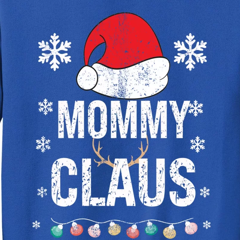 Mommy Claus Family Matching Xmas Light Cute Christmas Pajama Gift Sweatshirt