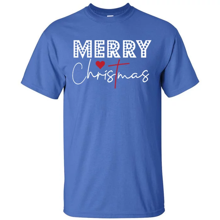 Merry Christmas Festive Graphic Holiday And Gift Tall T-Shirt