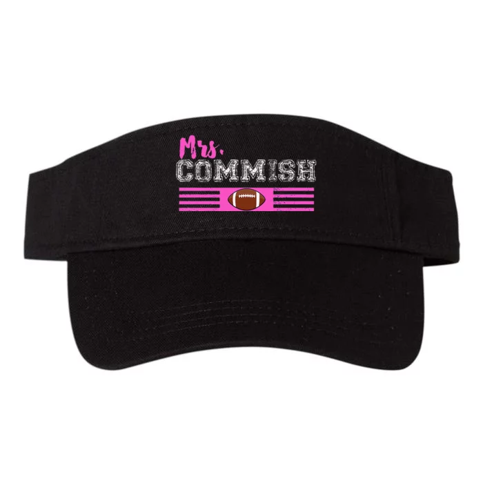 Mrs. Commish Fantasy Football Commissioner Wife Valucap Bio-Washed Visor