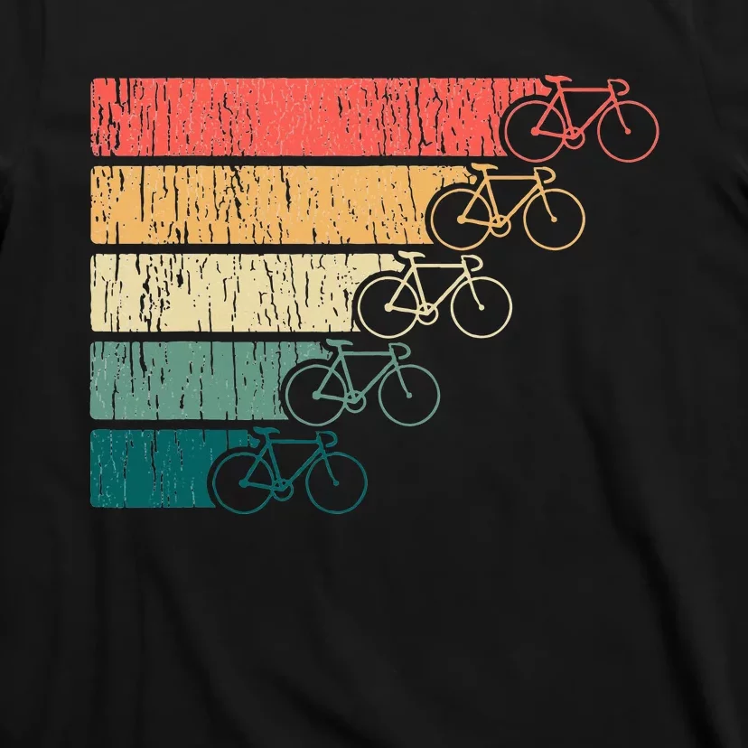 Minimalistic Cycling Funny Biking Bicycle Enthusiast T-Shirt