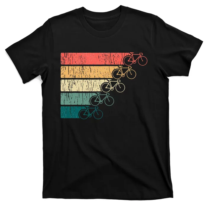 Minimalistic Cycling Funny Biking Bicycle Enthusiast T-Shirt