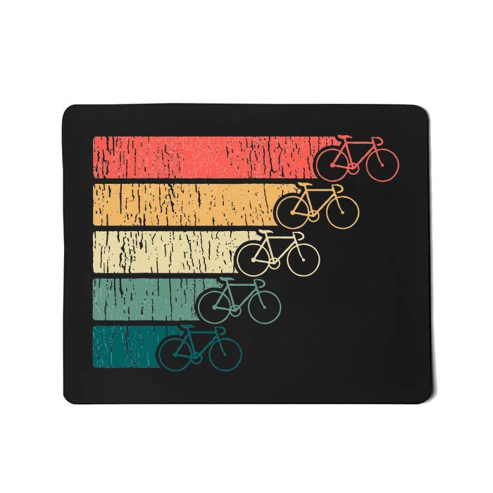 Minimalistic Cycling Funny Biking Bicycle Enthusiast Mousepad