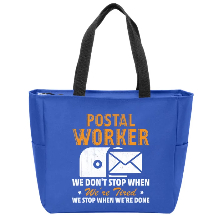 Mail Carrier Funny Gift Postal Worker S Mailman Gift Zip Tote Bag