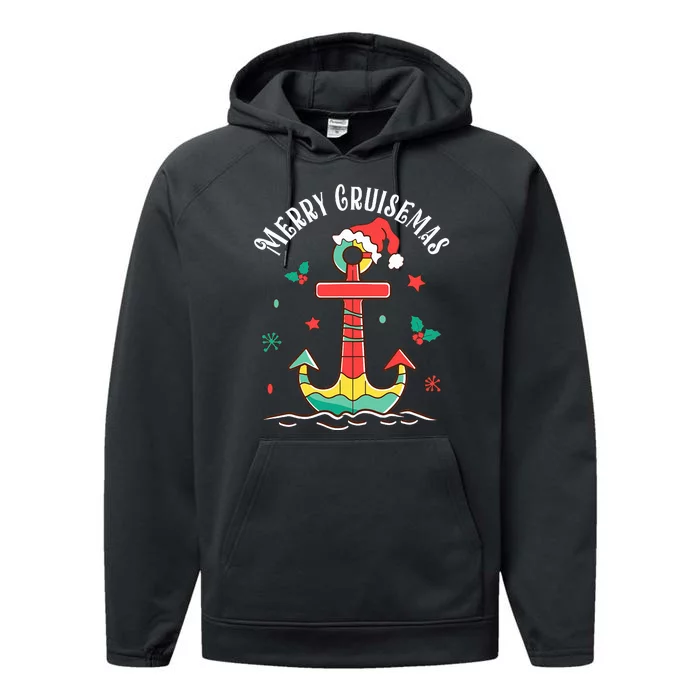 Merry Cruisemas Family Cruise Christmas Performance Fleece Hoodie