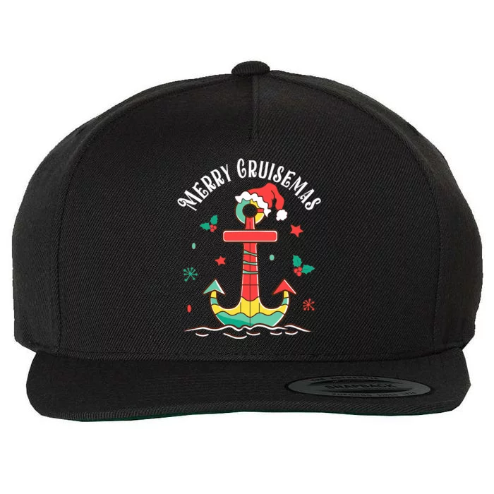 Merry Cruisemas Family Cruise Christmas Wool Snapback Cap