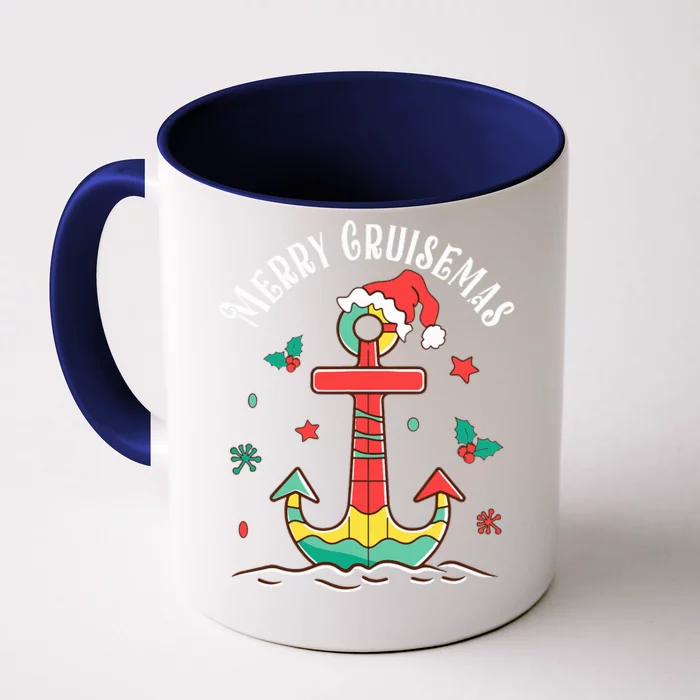 Merry Cruisemas Family Cruise Christmas Front & Back Coffee Mug