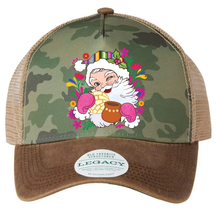 Mexican Christmas Feliz Navidad Latina Christmas Legacy Tie Dye Trucker Hat