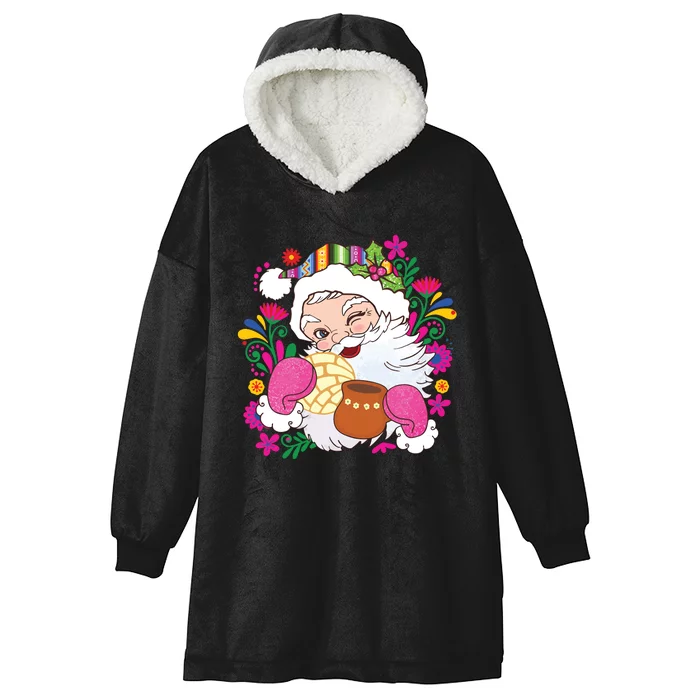 Mexican Christmas Feliz Navidad Latina Christmas Hooded Wearable Blanket